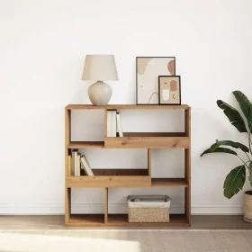 Estantería divisor de espacios roble artisian 100x33x94,5 cm by , Bookcases and shelves - Ref: Foro24-854444, Price: 85,97 €,...