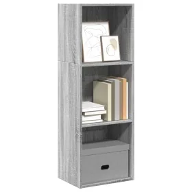 Estantería de madera de ingeniería gris Sonoma 40x30x114 cm by , Bookcases and shelves - Ref: Foro24-857872, Price: 46,16 €, ...