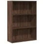 Estantería de madera de ingeniería marrón roble 80x30x114 cm de , Librerías y estanterías - Ref: Foro24-857937, Precio: 56,80...