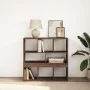 Estantería/divisor de espacios marrón roble 100x33x94,5 cm de , Librerías y estanterías - Ref: Foro24-854478, Precio: 84,57 €...