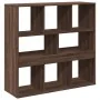 Estantería/divisor de espacios marrón roble 100x33x94,5 cm de , Librerías y estanterías - Ref: Foro24-854478, Precio: 84,57 €...
