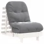 Futón sofá cama con colchón madera maciza blanco 60x206x11 cm | Foro24.es | Tu tienda online para hogar, jardín y más Foro24.es