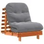 Futón sofá cama con colchón madera maciza marrón 70x206x11 cm | Foro24.es | Tu tienda online para hogar, jardín y más Foro24.es