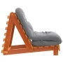 Futón sofá cama con colchón madera maciza marrón 70x206x11 cm | Foro24.es | Tu tienda online para hogar, jardín y más Foro24.es