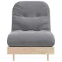 Futón sofá cama con colchón madera maciza de pino 70x206x11 cm by , Futones - Ref: Foro24-846751, Price: 163,58 €, Discount: %