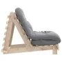 Futón sofá cama con colchón madera maciza de pino 70x206x11 cm by , Futones - Ref: Foro24-846751, Price: 163,58 €, Discount: %