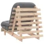 Futón sofá cama con colchón madera maciza de pino 70x206x11 cm by , Futones - Ref: Foro24-846751, Price: 163,58 €, Discount: %