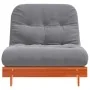 Futón sofá cama con colchón madera maciza marrón 80x206x11 cm | Foro24.es | Tu tienda online para hogar, jardín y más Foro24.es