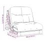 Futón sofá cama con colchón madera maciza marrón 80x206x11 cm | Foro24.es | Tu tienda online para hogar, jardín y más Foro24.es