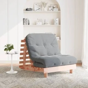 Futón sofá cama con colchón madera maciza Douglas 90x206x11 cm by , Futones - Ref: Foro24-846764, Price: 196,82 €, Discount: %