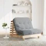 Futón sofá cama con colchón madera maciza de pino 100x206x11 cm de , Futones - Ref: Foro24-846766, Precio: 223,31 €, Descuent...