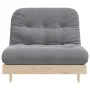 Futón sofá cama con colchón madera maciza de pino 100x206x11 cm de , Futones - Ref: Foro24-846766, Precio: 223,31 €, Descuent...