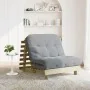 Futón sofá cama con colchón madera impregnada pino 100x206x11cm de , Futones - Ref: Foro24-846770, Precio: 237,43 €, Descuent...