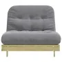 Futón sofá cama con colchón madera impregnada pino 100x206x11cm de , Futones - Ref: Foro24-846770, Precio: 237,43 €, Descuent...