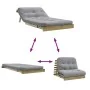 Futón sofá cama con colchón madera impregnada pino 100x206x11cm de , Futones - Ref: Foro24-846770, Precio: 237,43 €, Descuent...