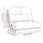 Futón sofá cama con colchón madera impregnada pino 100x206x11cm de , Futones - Ref: Foro24-846770, Precio: 237,43 €, Descuent...