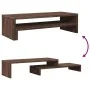 Soporte de pantalla madera ingeniería marrón roble 54x22x15 cm | Foro24.es | Tu tienda online para hogar, jardín y más Foro24.es