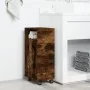 Armario de baño estrecho con ruedas madera roble ahumado by , Lockers and storage cabinets - Ref: Foro24-855236, Price: 59,17...