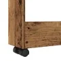 Carro de almacenaje estrecho 3 niveles madera envejecida by , Kitchen and dining carts - Ref: Foro24-855248, Price: 56,12 €, ...