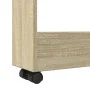 Carro de almacenaje estrecho 3 niveles madera roble Sonoma by , Kitchen and dining carts - Ref: Foro24-855243, Price: 57,12 €...