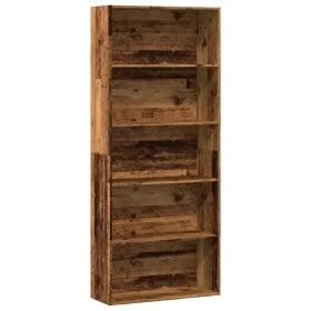 Estantería madera ingeniería madera envejecida 80x30x189 cm by , Bookcases and shelves - Ref: Foro24-3314676, Price: 105,03 €...