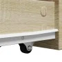 Armario de baño estrecho con ruedas madera roble Sonoma von , Schließfächer und Lagerschränke - Ref: Foro24-855297, Preis: 94...