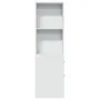 Armario de baño estrecho con ruedas madera de ingeniería blanco von , Schließfächer und Lagerschränke - Ref: Foro24-855295, P...