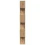 Librería divisora 6 niveles madera roble artisan 70x24x193 cm by , Bookcases and shelves - Ref: Foro24-858092, Price: 91,51 €...
