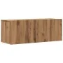 Mueble TV de pared madera ingeniería roble artisan 80x30x30 cm by , TV Furniture - Ref: Foro24-856017, Price: 52,13 €, Discou...