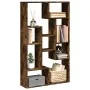 Estantería madera de ingeniería roble ahumado 72x20x120 cm by , Bookcases and shelves - Ref: Foro24-858160, Price: 76,90 €, D...