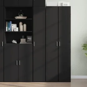 Comprar Aparador de madera de ingeniería negro
