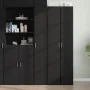 Aparador de madera de ingeniería negro 30x42,5x185 cm by , Sideboards - Ref: Foro24-3281393, Price: 140,80 €, Discount: %