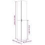 Aparador de madera de ingeniería negro 30x42,5x185 cm by , Sideboards - Ref: Foro24-3281393, Price: 140,80 €, Discount: %
