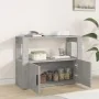 Aparador de madera contrachapada gris hormigón 80x30x60 cm de , Aparadores - Ref: Foro24-819456, Precio: 65,35 €, Descuento: %