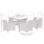 Set comedor de jardín 7 pzas con cojines ratán sintético beige von , Gartensets - Ref: Foro24-3276803, Preis: 786,22 €, Rabat...