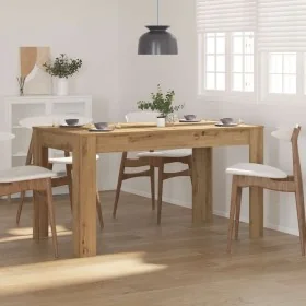 Mesa de comedor madera ingeniería roble artisan 140x74,5x76 cm by , Kitchen and dining tables - Ref: Foro24-856573, Price: 10...