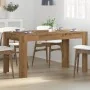 Mesa de comedor madera ingeniería roble artisan 140x74,5x76 cm by , Kitchen and dining tables - Ref: Foro24-856573, Price: 11...