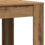 Mesa de comedor madera ingeniería roble artisan 140x74,5x76 cm by , Kitchen and dining tables - Ref: Foro24-856573, Price: 11...