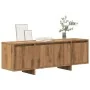 Mueble de TV madera de ingeniería roble artisan 120x30x40,5 cm by , TV Furniture - Ref: Foro24-856787, Price: 90,77 €, Discou...