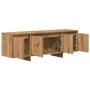 Mueble de TV madera de ingeniería roble artisan 120x30x40,5 cm by , TV Furniture - Ref: Foro24-856787, Price: 90,77 €, Discou...