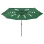 Sombrilla de jardín con luces LED verde 400 cm | Foro24.es | Tu tienda online para hogar, jardín y más Foro24.es
