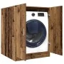 Armario de lavadora madera envejecida 70,5x71,5x91,5 cm by , Accessories for washing machines and dryers - Ref: Foro24-856640...