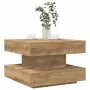 Mesa de centro giratoria 360 grados roble artisan 50x50x34,5 cm by , Coffee table - Ref: Foro24-858478, Price: 60,35 €, Disco...