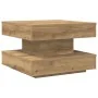 Mesa de centro giratoria 360 grados roble artisan 50x50x34,5 cm by , Coffee table - Ref: Foro24-858478, Price: 60,35 €, Disco...