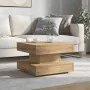 Mesa de centro giratoria 360 grados roble artisan 50x50x34,5 cm by , Coffee table - Ref: Foro24-858478, Price: 60,35 €, Disco...