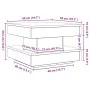Mesa de centro giratoria 360 grados roble artisan 50x50x34,5 cm by , Coffee table - Ref: Foro24-858478, Price: 60,35 €, Disco...