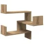 Estanterías pared de esquina 2 uds madera roble 40x40x49,5 cm de , Estantes y estanterías - Ref: Foro24-856609, Precio: 47,13...