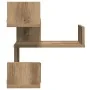 Estanterías pared de esquina 2 uds madera roble 40x40x49,5 cm de , Estantes y estanterías - Ref: Foro24-856609, Precio: 47,13...
