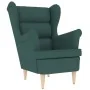 Sillón de tela verde oscuro 74x84x100 cm de , Sillones - Ref: Foro24-4016900, Precio: 253,07 €, Descuento: %