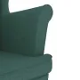 Sillón de tela verde oscuro 74x84x100 cm de , Sillones - Ref: Foro24-4016900, Precio: 253,07 €, Descuento: %